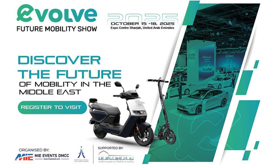 Sharjah to host landmark Evolve Future Mobility Show 2025